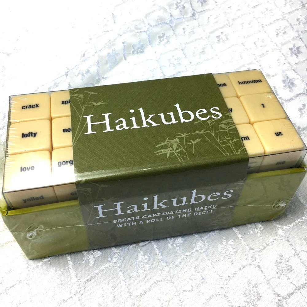 Haikubes Set -  Haiku Poetry Writing Dice Game NWT NOS